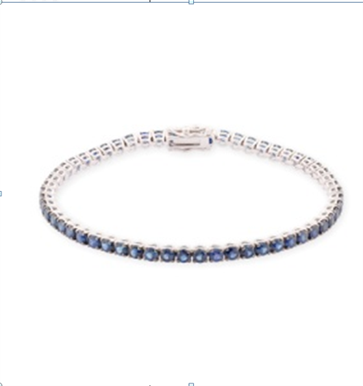 Bracelet Medea in Or blanc Zaffiro 5.01 Ct EST 10510,00 - EST 10510,00